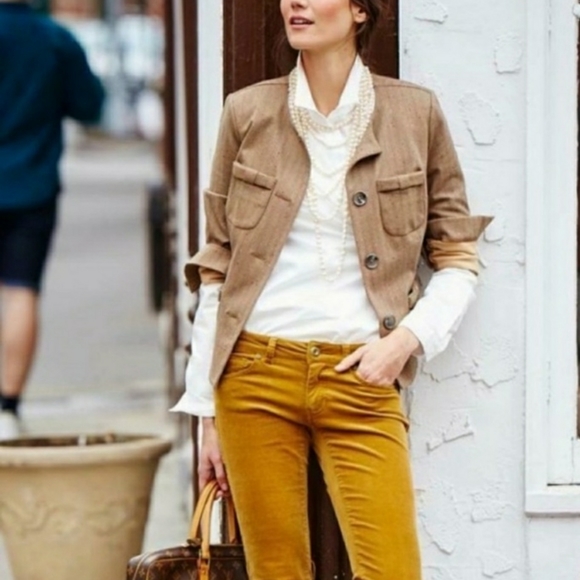 CABI Penny Flecked Herringbone Blazer Jacket - Picture 7 of 7